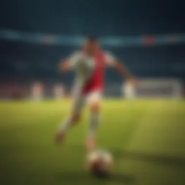 Aguero in action on the field