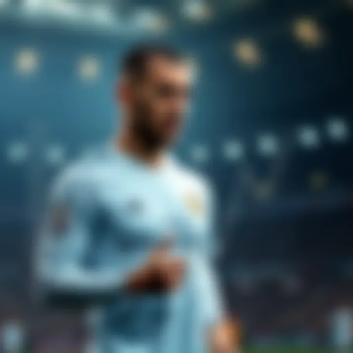 Graph illustrating Aguero's impact on betting trends