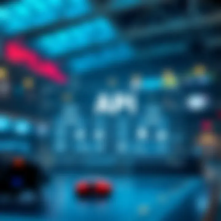 API architecture diagram for real-time data integration