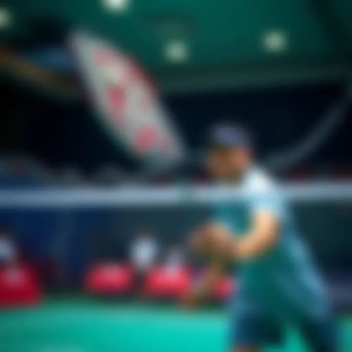 Graphical analysis of badminton performance metrics