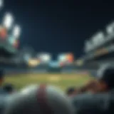 Conceptual illustration of baseball betting odds