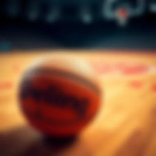 Visual representation of basketball betting odds