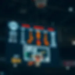 Real-time basketball scoreboard