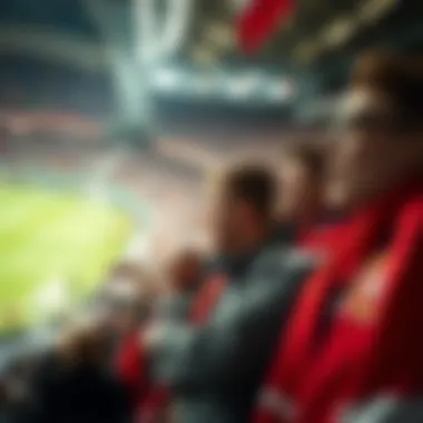 Fans passionately supporting their team during a game