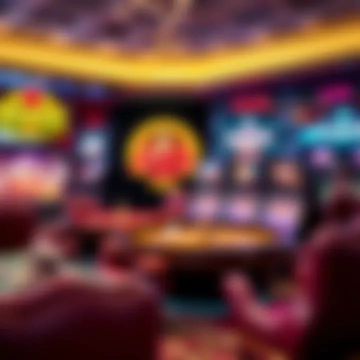 Diverse selection of online casino games