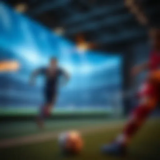 Dynamic virtual football match simulation