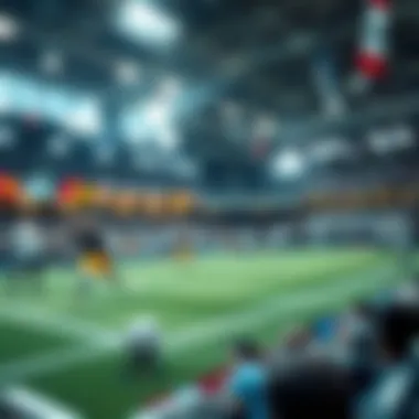 Visualization of the betting market dynamics