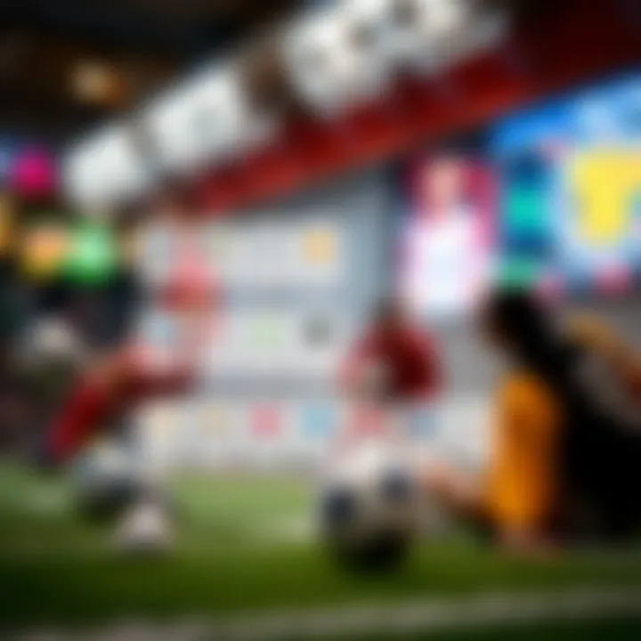 Visual representation of various betting services offered