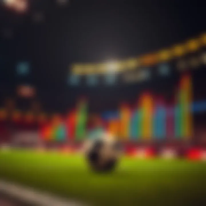 Statistical data visualization related to betting outcomes