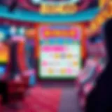 An engaging bingo game interface showcasing a vibrant layout
