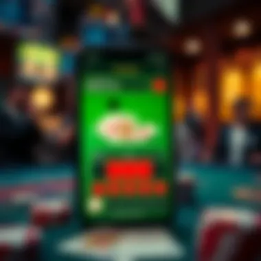 Diverse Blackjack app options on mobile devices