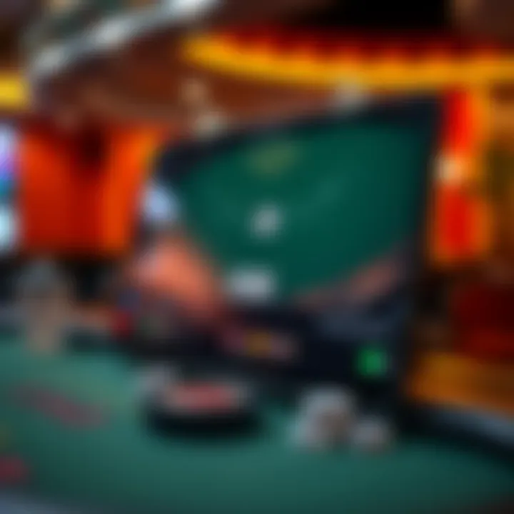 User interface of a popular Blackjack application