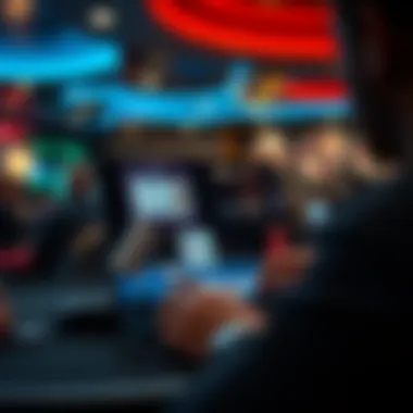 Online blackjack gameplay on a digital device