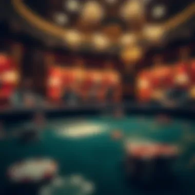 Visual representation of mathematical principles in blackjack.