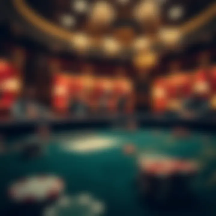 Visual representation of mathematical principles in blackjack.