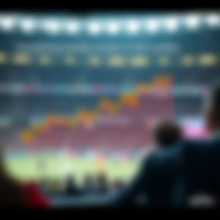 Graphical representation of betting trends