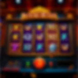 Visual representation of the Book of Ra Deluxe game interface showcasing the reels and symbols