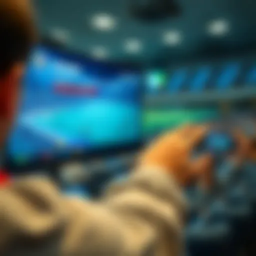 User engaging with Cai Na Live Stream interface