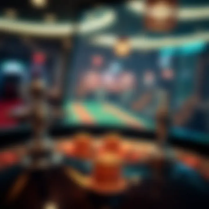 Modern online roulette interface