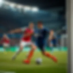 Tactical analysis of a Champions League match