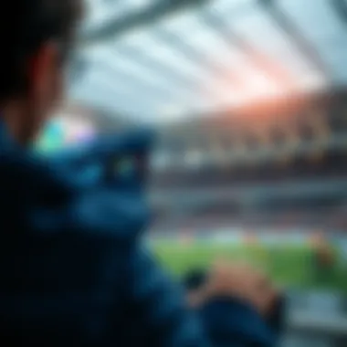 Visualization of data analytics in betting