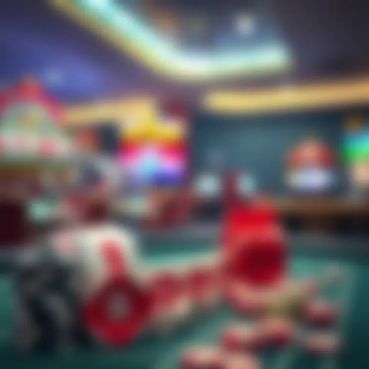 Diverse betting types including slots and blackjack