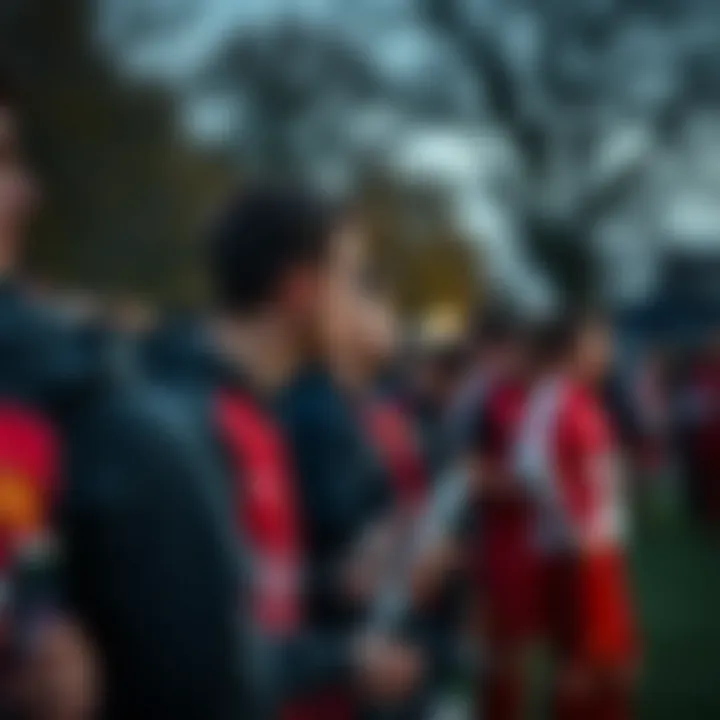 Community gathering around Dordrecht football