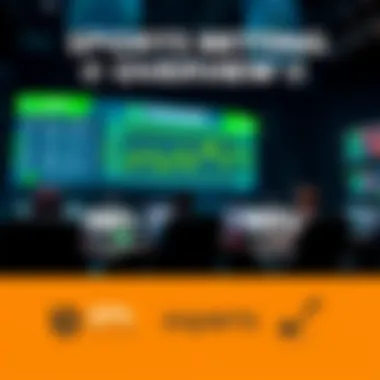 Visual depicting esports betting market statistics