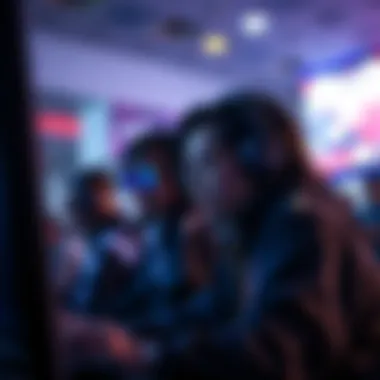 Artistic representation of esports community engagement