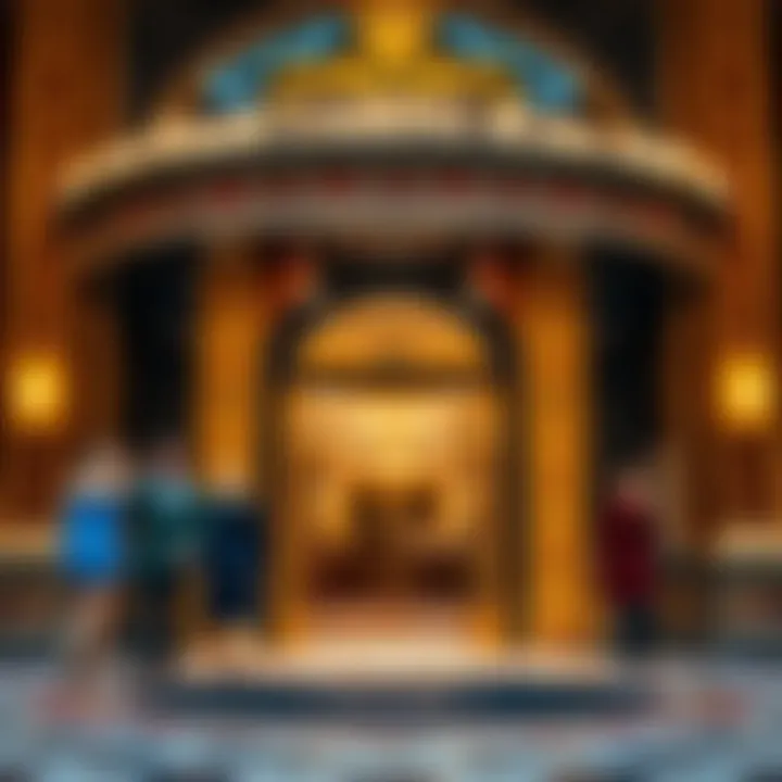 Elegant casino entrance inviting guests for an unforgettable experience