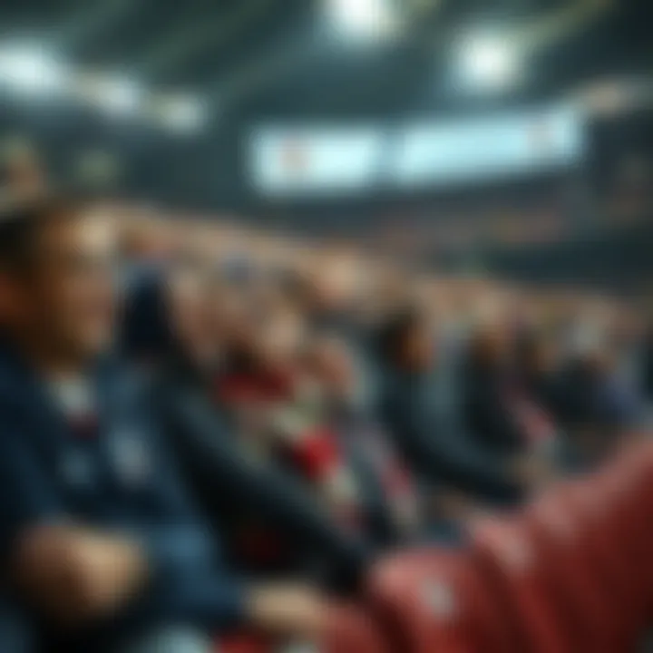 Fan engagement and atmosphere at the stadium