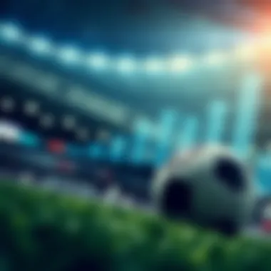 Visual representation of statistical data in football