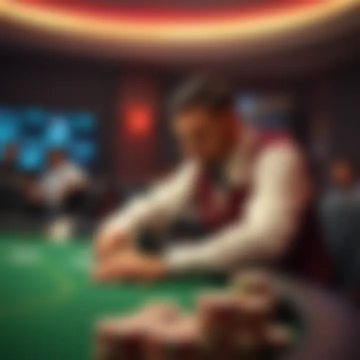 Illustration of trends in online gambling