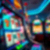 A captivating slot machine with vibrant graphics and enticing symbols