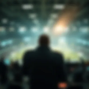 Conceptual image of the future of betting