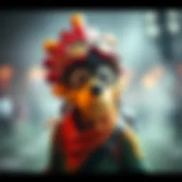 An intricately designed Gonzo character representing adventure