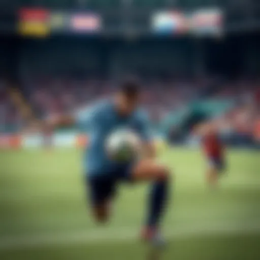 A historic football match between Guatemala and El Salvador