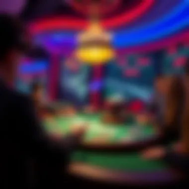 Immersive Online Baccarat Experience Interactive experience of online baccarat in a virtual setting