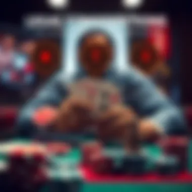 A detailed infographic on legal considerations in online poker