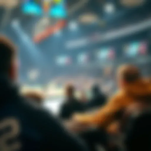 Dynamic live basketball betting scene