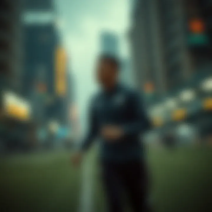 Illustration of economic shifts during turbulent times