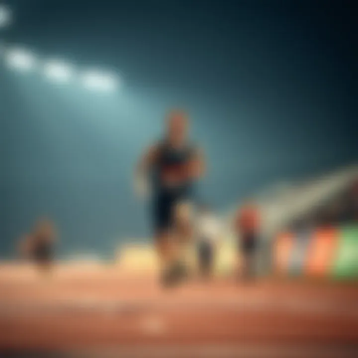 Excitement of Marathon Betting A runner crossing the finish line with excitement, embodying the essence of marathon betting.