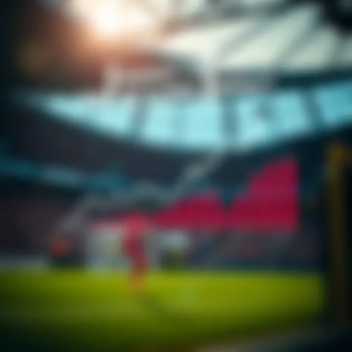 Graph showcasing market trends influenced by Leicester Everton