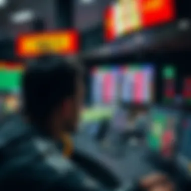 Online vs Offline Betting A visual representation of online versus offline betting environments