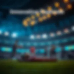 Visual representation of innovative mobile betting features