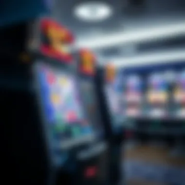 A modern electronic slot machine with advanced graphics