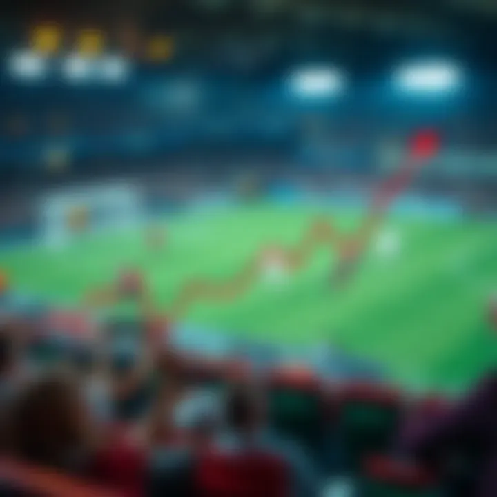 Graph illustrating odds fluctuation over time