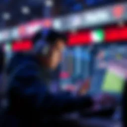 User engaging with an online betting platform