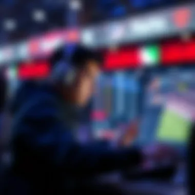 User engaging with an online betting platform