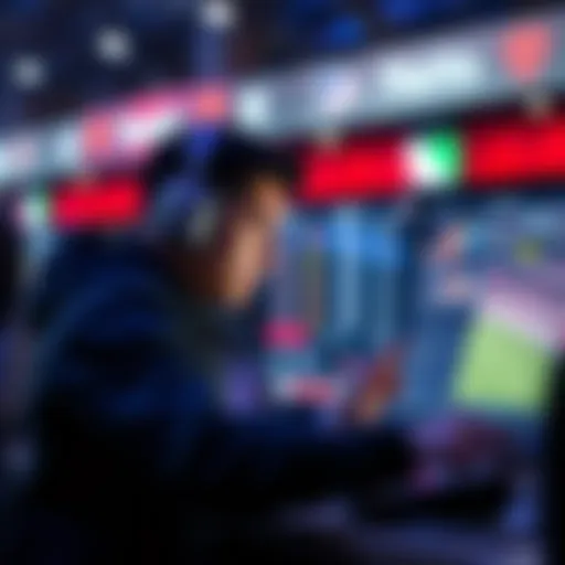 User engaging with an online betting platform